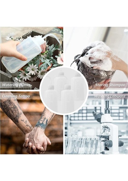 250ML 250/500ML Çamaşır Şişesi Dövme Temiz Sıkılabilir Şişe Kirpik Uzatma Temizleme Laboratuvarı Ölçüm Şişeleri Plastik Makyaj Aracı (Yurt Dışından)