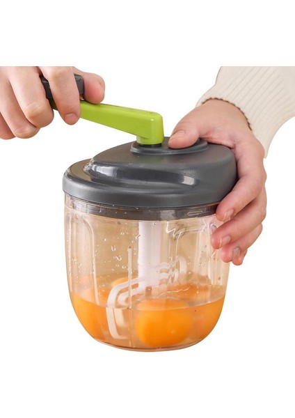 El Doğrama Makinesi Konteynerli Yüksek Kaliteli Sebze Döndürücü El Krank Soğan ve Sarımsak Kıyıcı Manuel Kıyma Makinesi Mutfak Için (Yurt Dışından)