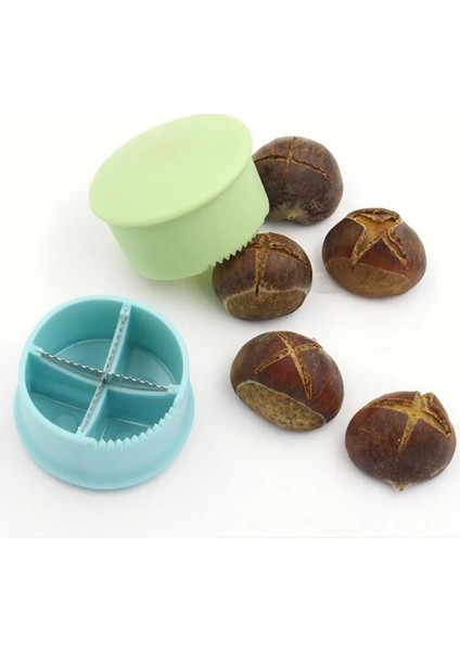 Mavi 2 Adet Kestane Kesici Fındık Kraker Sheller Çapraz Açık Bıçak Kestane Açacağı Çok Fonksiyonlu Somun Kesici Ceviz Pense Mutfak Gadget (Yurt Dışından) fiyatları