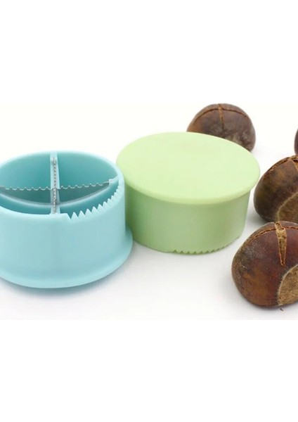 Mavi 2 Adet Kestane Kesici Fındık Kraker Sheller Çapraz Açık Bıçak Kestane Açacağı Çok Fonksiyonlu Somun Kesici Ceviz Pense Mutfak Gadget (Yurt Dışından) modelleri
