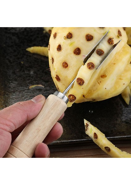 Ananas Soyucu Keskin Ağız Paslanmaz Çelik Ananas Klip Ananas Bıçağı Ananas Kürek Çatal Ananas Soyma Spiral Kesici (Yurt Dışından) modelleri
