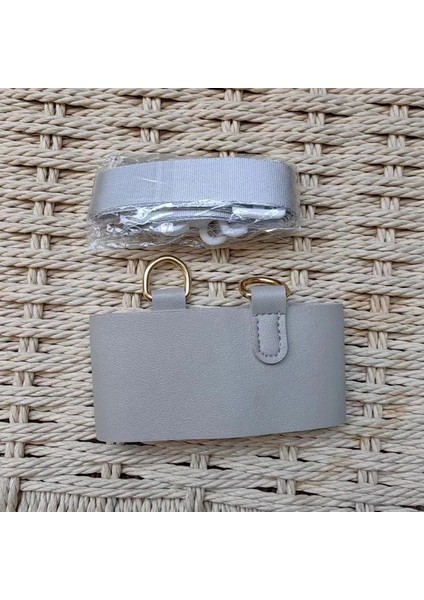 Gri Yalıtım Fincan Sırt Askısı Deri Ayarlanabilir Su Isıtıcısı Koruma Çantası Içme Bardağı Su Şişesi Kapakları Kahve Fincanı Taşıma Çantası Kapak (Yurt Dışından)