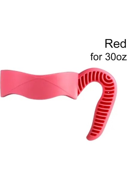 KIRMIZI-30OZ Için Taşınabilir Plastik Bardak Bardak Kolu Seyahat Kupa Tabanı 20OZ 30OZ Araba Araç Bardak Içecek Rafı Su Şişesi Tutucu Aksesuarları (Yurt Dışından)