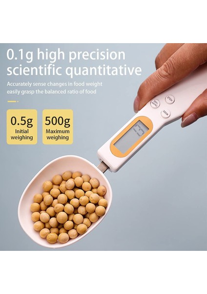 Kahverengi LCD Dijital Mutfak Terazisi Elektronik Pişirme Gıda Ağırlığı Ölçüm Kaşığı 500G 0.1g Kahve Çay Şeker Kaşığı Gıda Ölçeği Dijital (Yurt Dışından) fiyatları