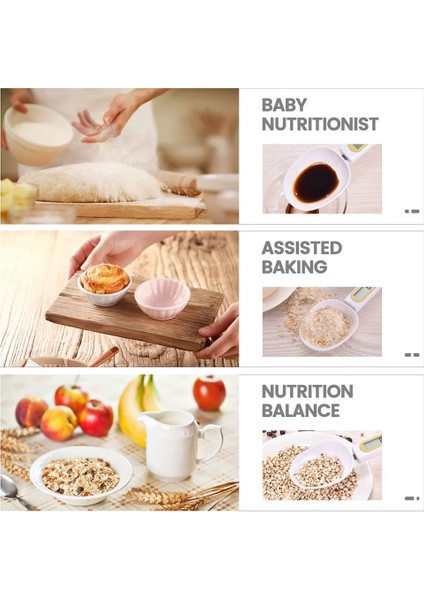 Kahverengi LCD Dijital Mutfak Terazisi Elektronik Pişirme Gıda Ağırlığı Ölçüm Kaşığı 500G 0.1g Kahve Çay Şeker Kaşığı Gıda Ölçeği Dijital (Yurt Dışından) fırsatları