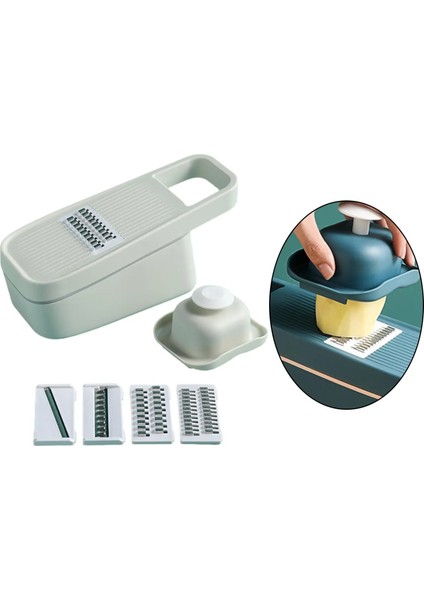 Açık Mavi Kıyıcı Kesici Rende El Manuel Nslip Yemek Mutfak Aletleri (Yurt Dışından) indirimleri