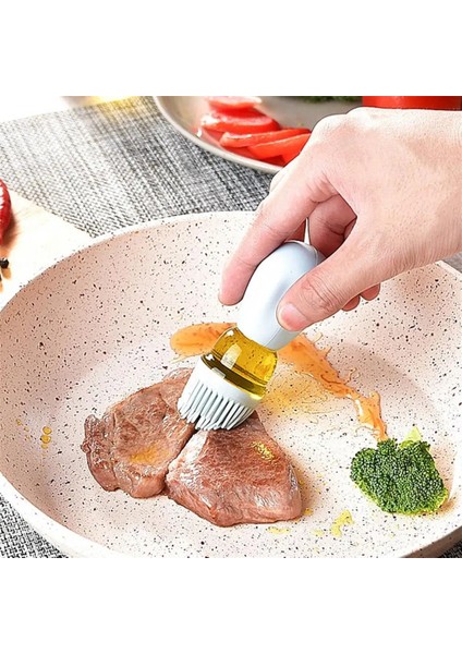 Gösterildiği Gibi 150 ml Mutfak Yağı Şişesi Silikon Cam Yağ Kabı Fırçalı Barbekü Sprey Şişesi Yağ Dağıtıcı Mutfak Pişirme Barbekü Için (Yurt Dışından)