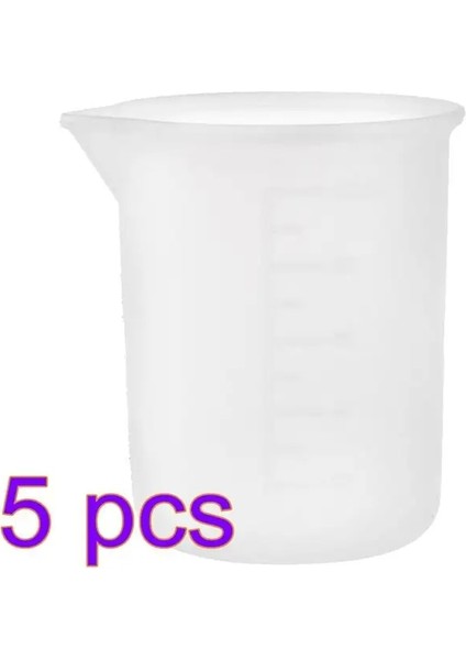 300ML-1 Adet 1-5 Adet 100ML Mutfak Ölçüm Kabı Şeffaf Terazi ile Silikon Reçine Tutkal Dıy Aracı Takı Yapmak Pratik Sapları Ölçüm Aracı (Yurt Dışından)