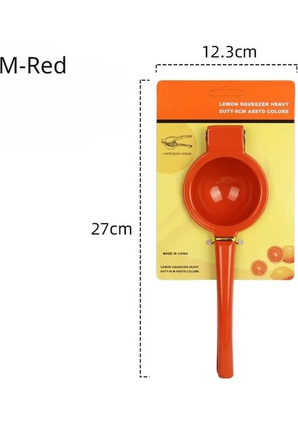 M-Kırmızı Manuel Limon Sıkacağı Sıkacağı Taşınabilir Mini Blender Pratik Mutfak Aletleri El Preslenmiş Portakal Meyve Sıkacağı Alüminyum Alaşımlı (Yurt Dışından) fiyatları