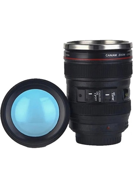 Siyah 01 Kutu Yok 301-400ML Paslanmaz Çelik Kamera EF24-105MM Kahve Lens Kupa Beyaz Siyah Kahve Kupaları Yaratıcı Hediye Kahve Fincanları Canecas Tazas Vaso Caf (Yurt Dışından) indirimleri