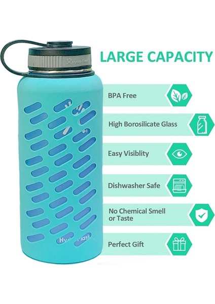 18OZ 17.5-24CM Silikon Koruyucu Kılıf Düz Cam Bardak Süt Şişesi Kapağı Minimalist Vakum Bardak Seti Su Şişesi Aksesuarları (Yurt Dışından)