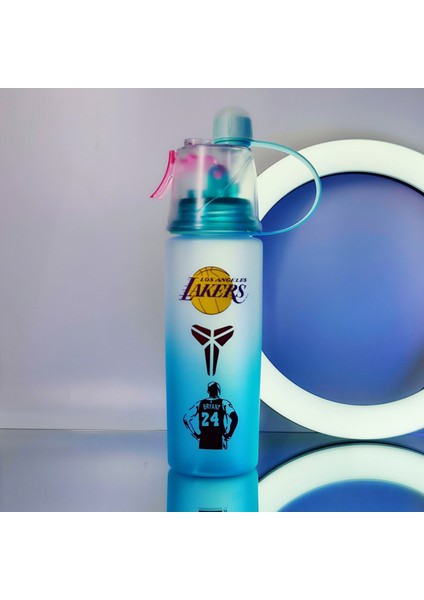 Irvıng 600 ml Sprey Su Bardağı Nba Yıldızı Anma Sporları Degrade Renk Kobe Curry James Irving Plastik Basketbol Açık Hava Su Isıtıcısı Fitness (Yurt Dışından) fiyatları