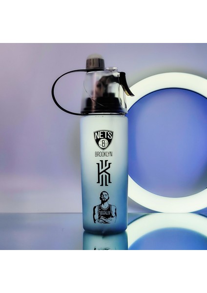 Irvıng 600 ml Sprey Su Bardağı Nba Yıldızı Anma Sporları Degrade Renk Kobe Curry James Irving Plastik Basketbol Açık Hava Su Isıtıcısı Fitness (Yurt Dışından) indirimleri