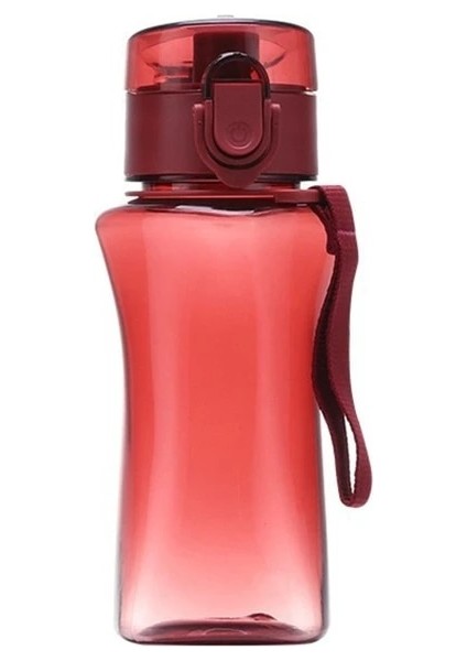 Mavi 400 ml F63A Spor Su Şişeleri Spor Salonu Sızdırmaz Damla Geçirmez Taşınabilir Shaker Kupa Açık Seyahat Su Isıtıcısı Plastik Içecek Bardağı Açık Yürüyüş (Yurt Dışından)