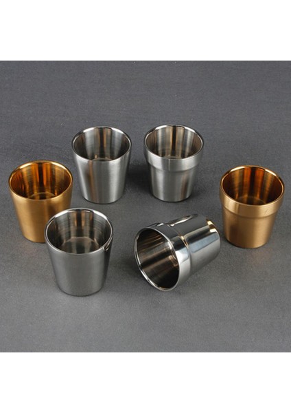 B 260ML 201 175/260ML Paslanmaz Çelik Bira Bardakları Ev Ofis Metal Su Içecekleri Kahve Tumbler Çay Süt Kupalar Mutfak Drinkware (Yurt Dışından) modelleri