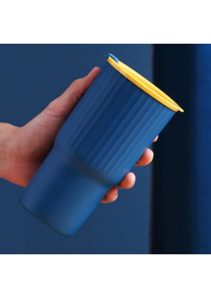 Açık Pembe 650ML 650ML Saman Bardak Büyük Kapasiteli Sızdırmaz Isıya Dayanıklı Çift Içme Yaratıcı Yaz Kahve Süt Fincan Günlük Kullanım (Yurt Dışından)