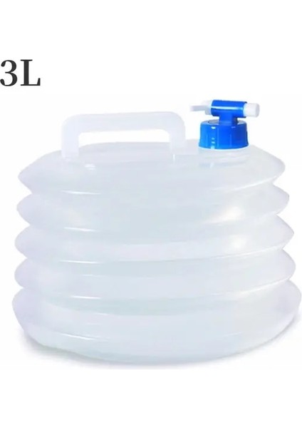 3l 10/12/15/18L Büyük Kapasiteli Su Kovası Taşınabilir Açık Sürüş Su Depolama Tankı Konteyner Musluk ile Kamp Piknik Yürüyüş (Yurt Dışından)