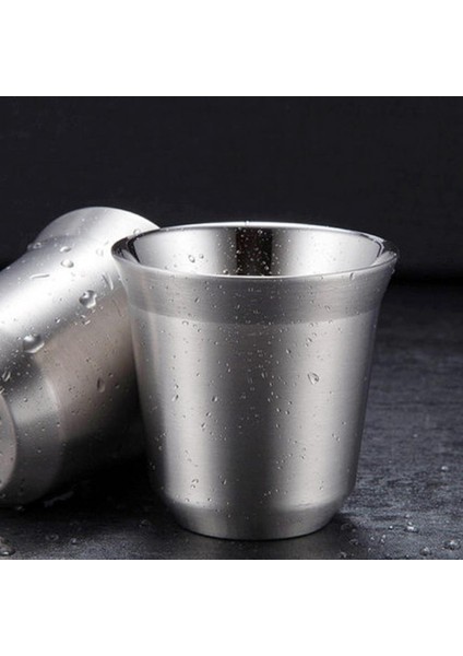 160ML 160ML/80ML Paslanmaz Çelik Bardak Bira Bardakları Beyaz Şarap Bardağı Kahve Bardağı Seyahat Kamp Kupalar Içme Kahve Çay Kupa Açık (Yurt Dışından)