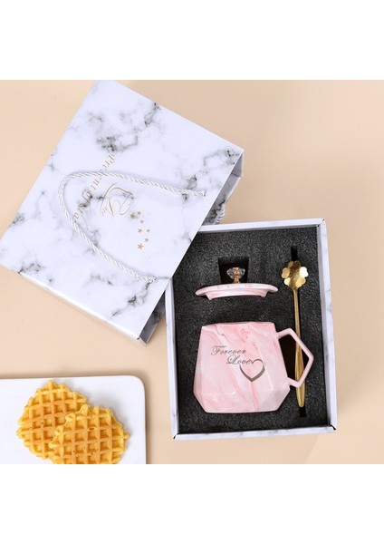 Renk Kutusu 1 Fincan Sku1 301-400 ml Yaratıcı Hediye Seramik Kapaklı Kupalar Kahve Fincanı USB Coaster Isıtıcı Ped Sabit Sıcaklık Isıtma Süt Çay El Yapımı Termo Kupa (Yurt Dışından)