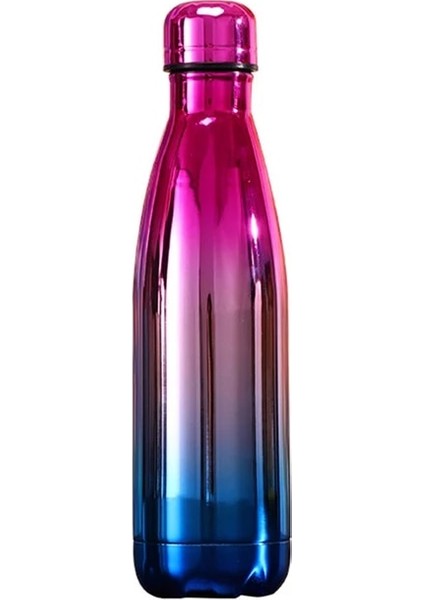 No.29 500 ml Yalıtımlı Paslanmaz Çelik Termos Kupa Spor Su Şişesi Kızlar Için Yıldızlı Gökyüzü Yüzey Termos Kahve Fincan Şişesi (Yurt Dışından)