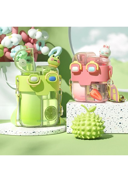 Pembe 780 ml Içme Şişesi Taşınabilir Spor Su Isıtıcısı Karikatür Açık Spor Su Bardağı Sızdırmaz Saman ile Drinkware Öğrenci Çocuklar Için (Yurt Dışından) indirimleri