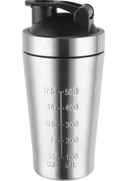 800 ml Paslanmaz Çelik Çalkalayıcı Şişe Peynir Altı Suyu Protein Tozu Karıştırma Şişeleri Spor Su Içme Bardağı Vakum Mikser Drinkware (Yurt Dışından)