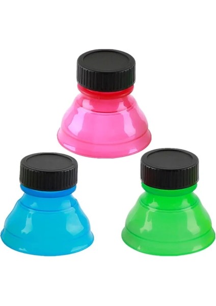 3 Adet 3/6 Adet Şişe Üst Kapak Soda Koruyucu Bira Içecek Kutusu Kapağı Üst Kapak Koruyucu Şarap Şişesi Tıpası Içecek Anti-Koku Kapakları (Yurt Dışından)
