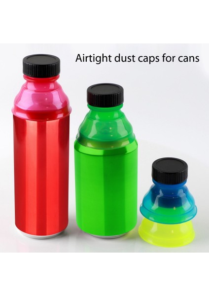 3 Adet 3/6 Adet Şişe Üst Kapak Soda Koruyucu Bira Içecek Kutusu Kapağı Üst Kapak Koruyucu Şarap Şişesi Tıpası Içecek Anti-Koku Kapakları (Yurt Dışından)
