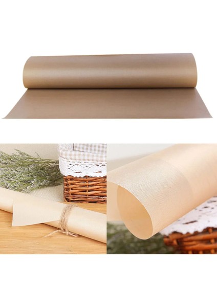 No.2 Dikdörtgen Yeniden Kullanılabilir Pişirme Mat Yüksek Sıcaklığa Dayanıklı Levha Pasta Pişirme Yağlı Kağıt Yapışmaz Barbekü Pedi (Yurt Dışından)