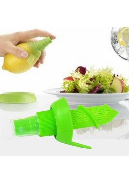 Açık Yeşil Mutfak Alet Limon Püskürtücü Meyve Suyu Narenciye Sprey Portakal Suyu Sıkma Meyve Sıkacağı Mutfak Pişirme Araçları (Yurt Dışından) indirimleri