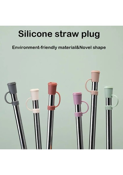 Mor 1 Adet Silikon Saman Ipuçları Kapak Sevimli Yeniden Kullanılabilir Içme Samanı Ipuçları Kapaklı Toz Geçirmez Saman Tıkaçları Için 12MM Saman Ipuçları Dekor (Yurt Dışından) fırsatları