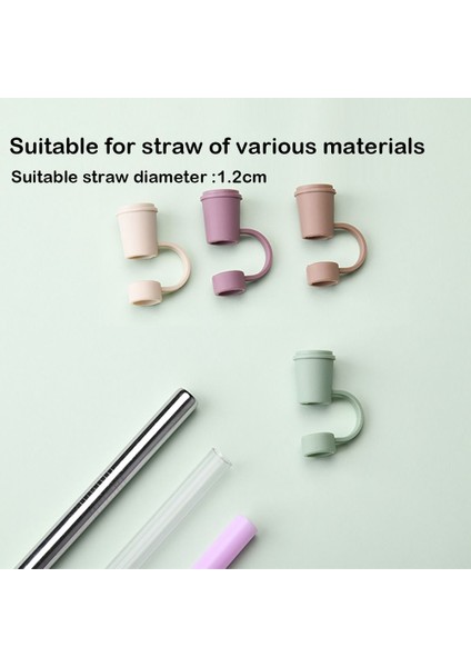 Mor 1 Adet Silikon Saman Ipuçları Kapak Sevimli Yeniden Kullanılabilir Içme Samanı Ipuçları Kapaklı Toz Geçirmez Saman Tıkaçları Için 12MM Saman Ipuçları Dekor (Yurt Dışından) indirimleri