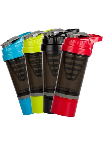A-Beyaz 500ML 500ML Shaker Protein Şişesi Toz Shake Kupası Büyük Kapasiteli Su Şişesi Plastik Karıştırma Kabı Vücut Geliştirme Egzersiz Spor Salonu Şişesi (Yurt Dışından) fiyatları