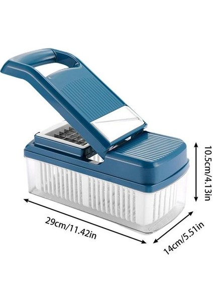 Gıda Parçalayıcı Gıda Parçalayıcı Çok Fonksiyonlu Salata Eşyaları Sebze Doğrayıcı Havuç Patates Manuel Parçalayıcı Mutfak Pişirme Sebze Araçları (Yurt Dışından)