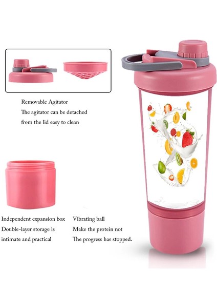 Mavi Kadın Spor Peynir Altı Suyu Protein Shaker Şişesi Su Şişesi Kız Bpa Ücretsiz Sızdırmaz Spor Salonu Fitness Eğitimi Spor Beslenme Şişesi (Yurt Dışından) modelleri