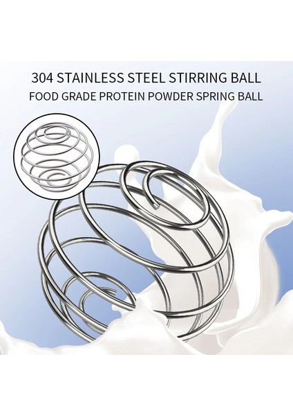Büyük Yüksek Kaliteli Milkshake Protein Shaker Topu Tel Karıştırıcı Karıştırma Çırpma Paslanmaz Çelik Bahar Topları Karıştırma Topu Mutfak Aletleri Çalkalayıcı (Yurt Dışından) fırsatları