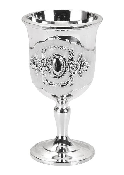 Beyaz 30ML 30ML Metal Şarap Bardakları Retro Şarap Bardağı Kadeh Vintage Avrupa Tarzı Şampanya Kokteyl Bardakları Bar Ev Dekor Drinkware (Yurt Dışından)