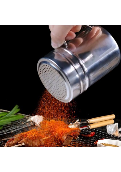 L Parmesan Kavanoz Paslanmaz Pizza Çalkalayıcı Kolay Temizlenebilir Çok Yönlü Kullanışlı Çok Amaçlı Tuz Biber Çalkalayıcı (Yurt Dışından) fiyatları