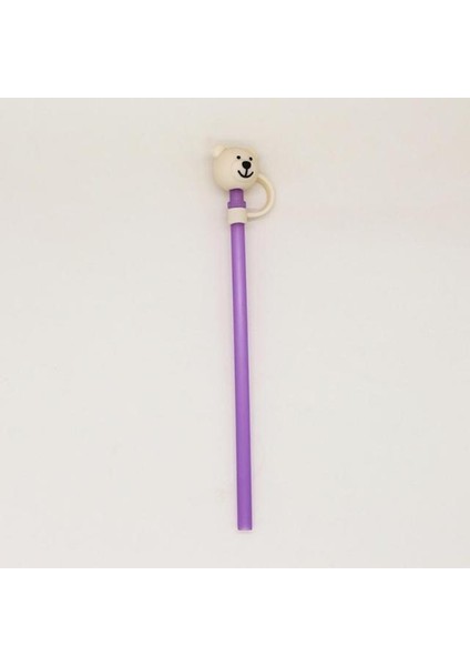 13 1 Adet Yaratıcı Silikon Hasır Kapak Yeniden Kullanılabilir Hava Geçirmez Içme Toz Kapağı Karikatür Fişler Hasır Kapak Takım Elbise 6-8mm Aksesuarları (Yurt Dışından)