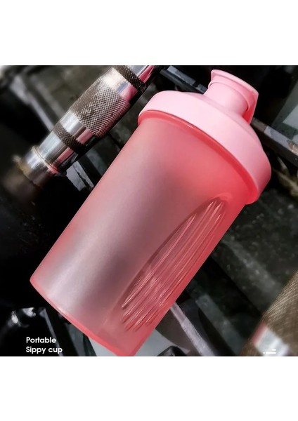 Pembe 1 Adet 400 ml Shake Kupası Protein Tozu Karıştırma Şişesi Spor Fitness Taşınabilir Su Bardağı (Yurt Dışından) indirimleri