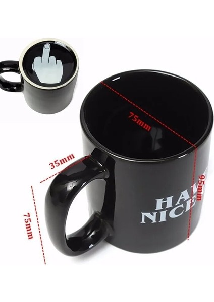 Beyaz Iyi Günler Kahve 350 ml Kupa Komik Orta Parmak Bardak ve Kupalar Kahve Çay Süt Için Yaratıcı Yenilik Doğum Günü Hediyeleri Kupalar (Yurt Dışından) indirimleri