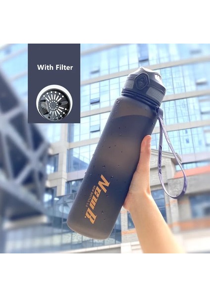 Siyah 1500ML 650ML/1000ML/1500ML Yüksek Kaliteli Tritan Malzeme Spor Su Şişesi Bisiklet Tırmanma Gym Fitness Içme Şişeleri Çevre Dostu (Yurt Dışından) indirimleri