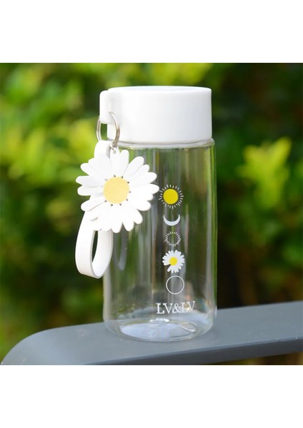 Style1- Mat A 500ML 500ML Su Şişesi Sevimli Papatya Bpa Ücretsiz Su Şişesi Halat ile Taşınabilir Drinkware Plastik Yaratıcı Buzlu Seyahat Çay Bardağı (Yurt Dışından) indirimleri
