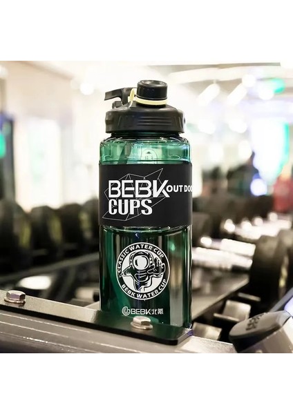 Yeşil 3000 ml Yeni Spor Su Şişeleri 3l 2.3l 1.7l Plastik Uzay Saman Bardak Spor Taşınabilir Büyük Boy Içme Şişesi Kapasiteli Açık Su Isıtıcısı (Yurt Dışından) fırsatları