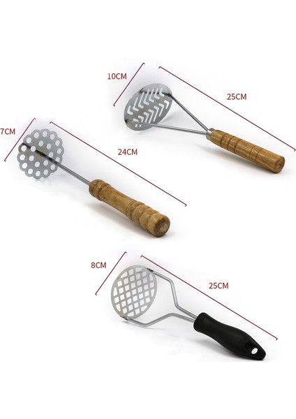 Paslanmaz Çelik 1 Pc Manuel Patates Ezici Paslanmaz Çelik Pres Püresi Pirinç Ezici Mutfak Gadget Yapmak Için Pürüzsüz Patates Püresi Meyve Kırıcı (Yurt Dışından) fırsatları