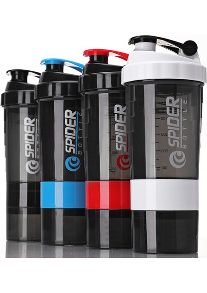 Yeşil 2023 Yaratıcı 3 Katmanlı Shaker Şişe Protein Tozu Milkshake Bardak Spor Spor Su Bardağı 550 ml Su Şişeleri Özelleştirilebilir Logo (Yurt Dışından) fiyatları