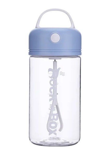 Mavi Otomatik 380 ml Elektrikli Protein Shaker Şişe Kadın Kendini Karıştıran Kahve Fincanı Seyahat Kupa Karıştırma Içecek Formülü Mikser Kız Hediye (Yurt Dışından)