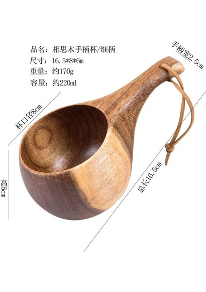 E Finlandiya Ahşap Kupa Kamp Su Bira Kahve Fincanı Yürüyüş Piknik Sofra Kase Açık Iskandinav Akasya Kauçuk Ahşap Kupalar Bushcraft (Yurt Dışından)