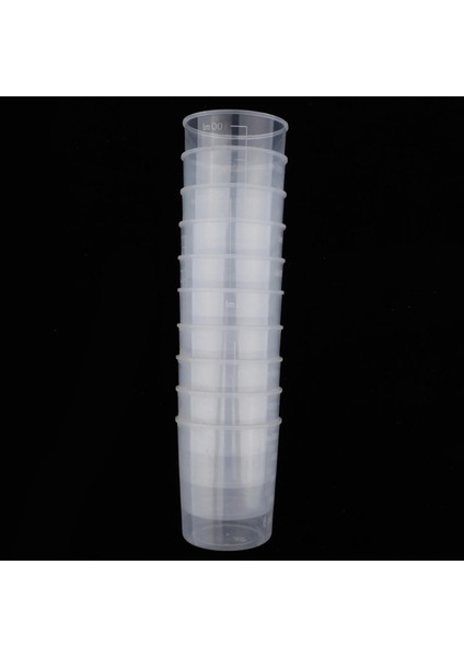 10 Adet 10 Adet 100 ml Plastik Mezun Ölçüm Bardak Epoksi Reçine Karıştırma Sanatı Ağda Mutfak Beher Sıvı Ölçü Sürahi Bardak Konteyner (Yurt Dışından)