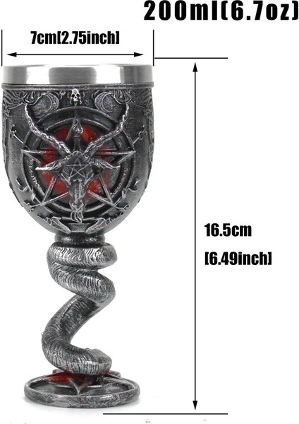003-10 100-200 ml (3.4-6.8 Oz) Yaratıcı 3D Gotik Şarap Kadehi Tarzı Ejderha Pençesi Viking Kafatası Iskeleti Punk Şarap Bardağı Cadılar Bayramı Hediyeler Bar Drinkware Bardak Içerir (Yurt Dışından) modelleri